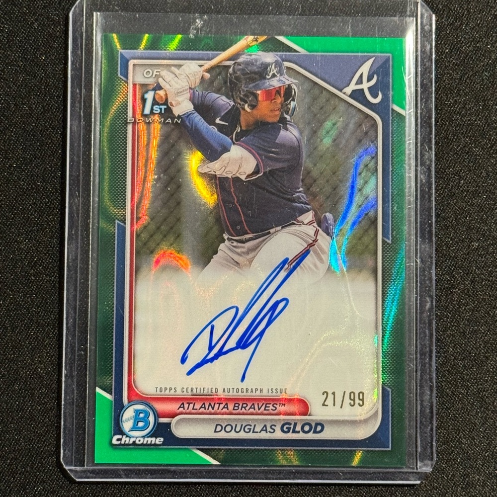 2024 Bowman - Douglas Glod Green Lava Refractor Auto